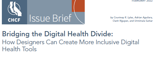 Bridging the Digital Health Divide